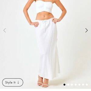 White Maxi Skirt